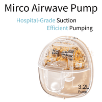 Mirco Airwave Pump showcasing hospital-grade suction and efficient pumping technology in a clear design.