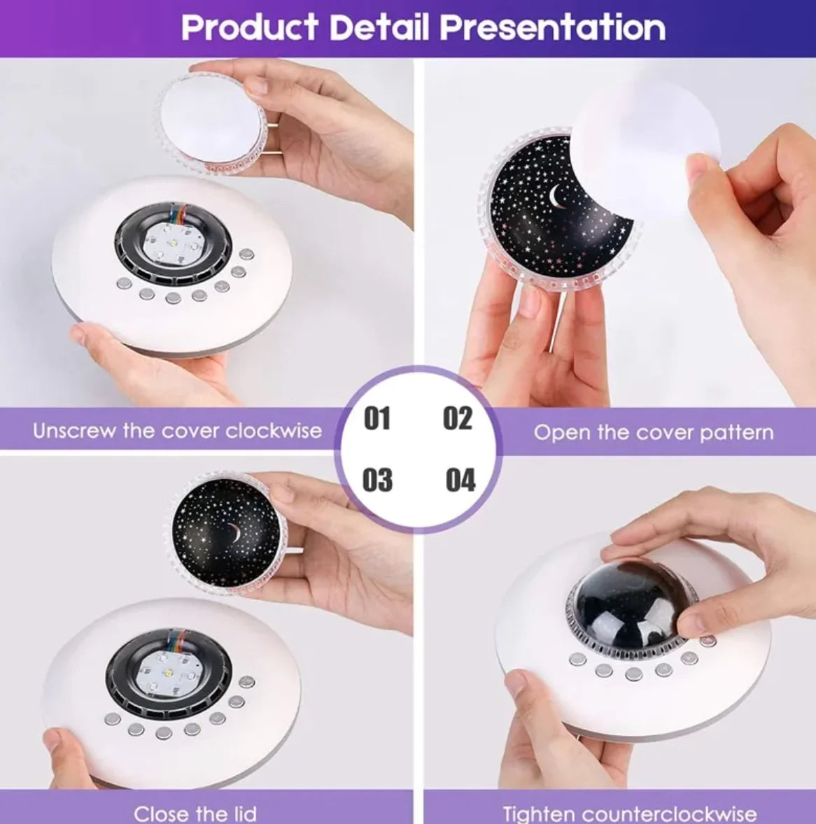 White Noise Baby Night Light