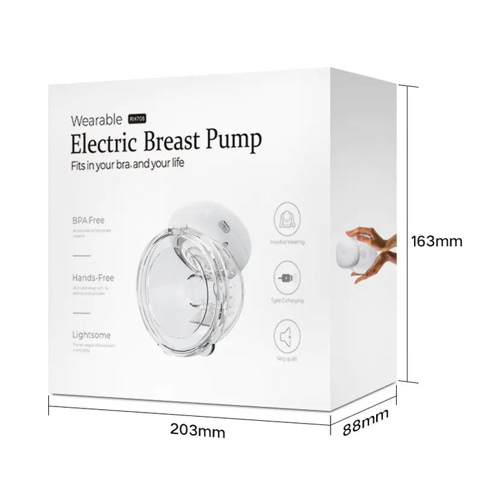 Electric Portable Wearable Breast Massager
