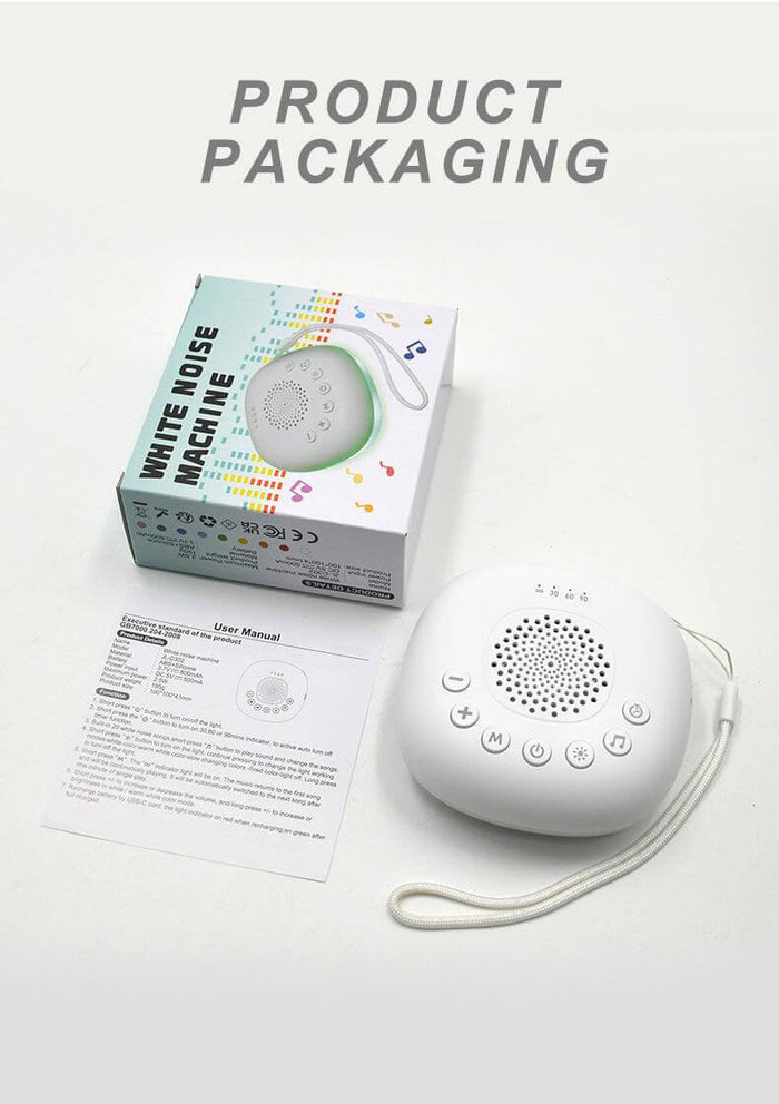 Your Baby's Sleep with Our Portable White Noise Machine & Night Light!Looking for the perfect sleep solution for your little one? Our Premium Portable White Noise Machine with Breathing Light is here to revolutionize your baby's sleep routine! Imagine thi