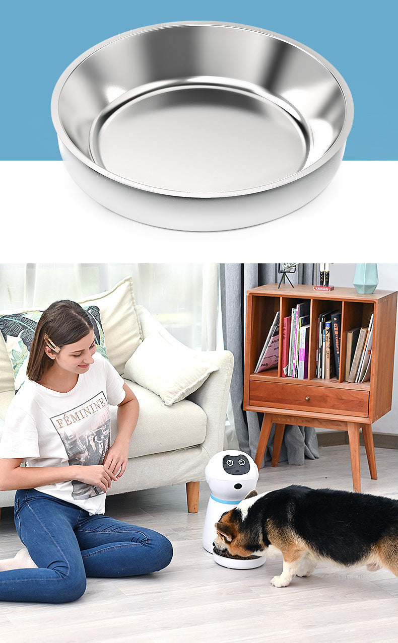Smart Pet Care Revolution: Intelligent Automatic Pet Feeder with Stainless Steel Bowl! 🐱🐶