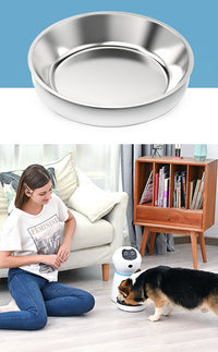 Smart Pet Care Revolution: Intelligent Automatic Pet Feeder with Stainless Steel Bowl! 🐱🐶