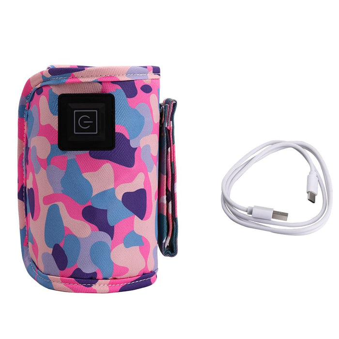 Portable Baby Bottle Warmer Sleeve | Universal Insulated Heating Cover | Temperature Controlled Milk Heating Bag | Travel-Friendly Bottle Warmer , 