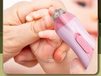 Baby Electric Nail Trimmer | Safe Nail Clipper for Newborns | No-Pinch Nail Grinding Tool with Precision Cutting , 