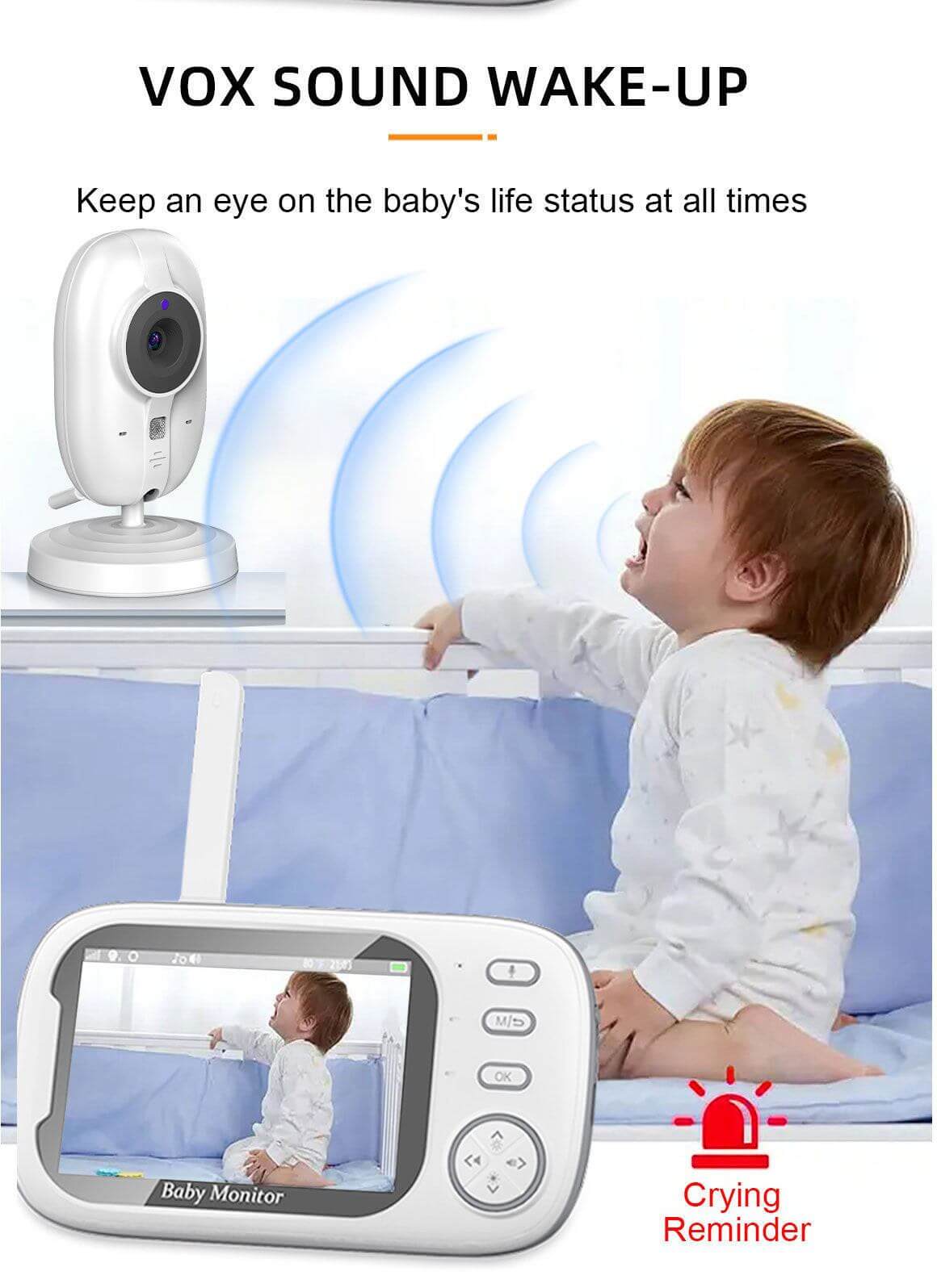 Advanced Baby Monitor | Feeding & Diaper Alert System | Real-time Infant Care Tracker , 