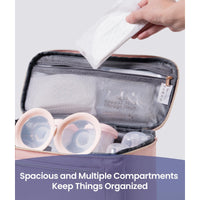 NCVI Waterproof Lining Breast Pump Storage Bag