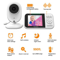 Baby Care Monitor | High-Definition Wireless Baby Camera | Two-Way Audio | Night Vision Infrared , 