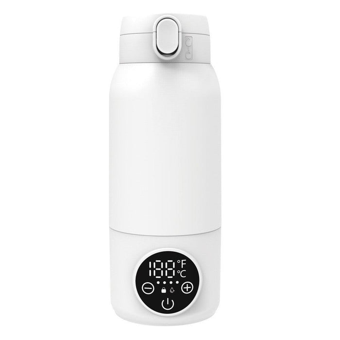 Portable Electric Baby Bottle Warmer | Multi-Functional Temperature Control Milk Heating Cup | Outdoor & Home Use Infant Milk Heater , 