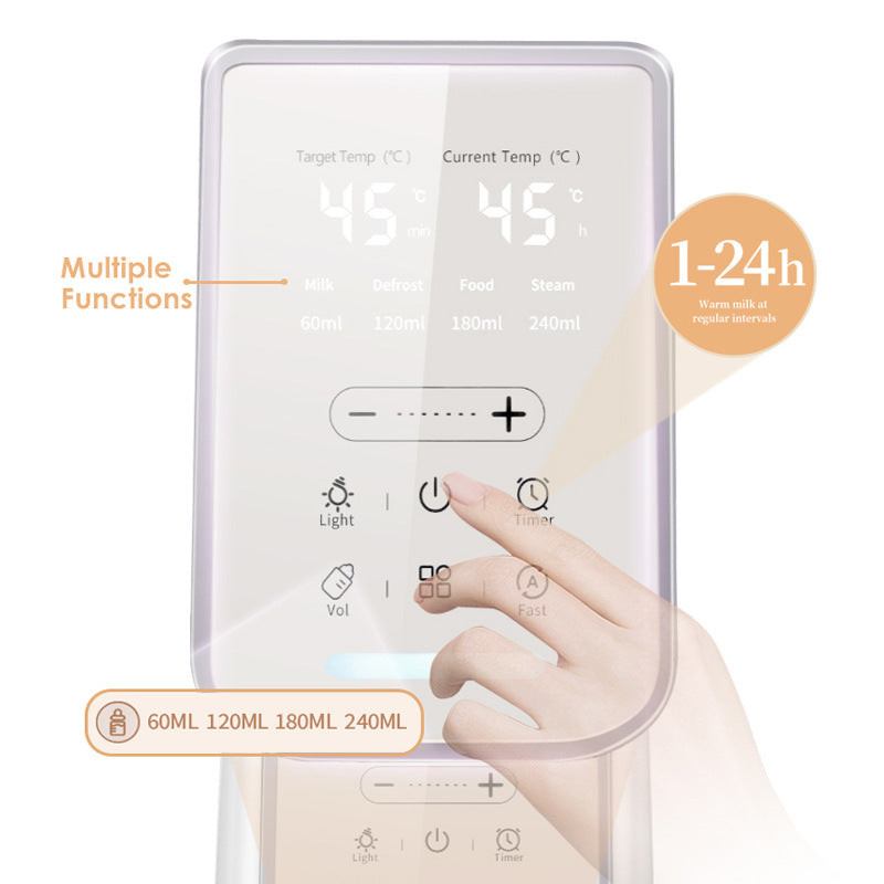 2-in-1 Smart Baby Bottle Warmer & Sterilizer | Intelligent Temperature Control | Portable Multifunction Milk Heater , 