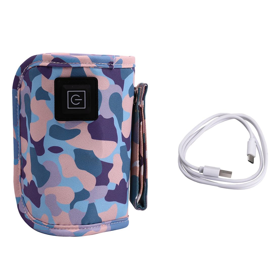 Portable Baby Bottle Warmer Sleeve | Universal Insulated Heating Cover | Temperature Controlled Milk Heating Bag | Travel-Friendly Bottle Warmer , 
