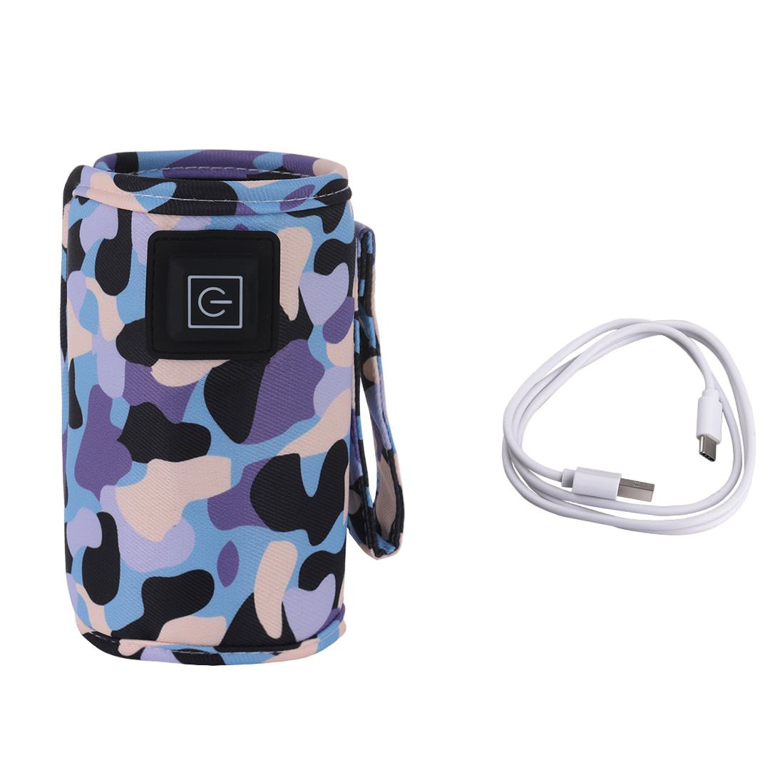 Portable Baby Bottle Warmer Sleeve | Universal Insulated Heating Cover | Temperature Controlled Milk Heating Bag | Travel-Friendly Bottle Warmer , 