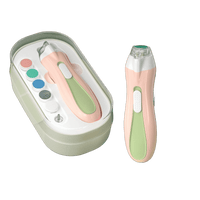 Baby Electric Nail Trimmer | Safe Nail Clipper for Newborns | No-Pinch Nail Grinding Tool with Precision Cutting , 