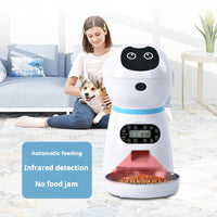 Smart Pet Care Revolution: Intelligent Automatic Pet Feeder with Stainless Steel Bowl! 🐱🐶