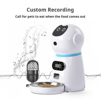Smart Pet Care Revolution: Intelligent Automatic Pet Feeder with Stainless Steel Bowl! 🐱🐶