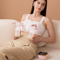 NCVI Electric Double Breast Pump 8782| 4 Modes 9 Levels | 2200mAh Battery | Food-Grade Silicone | Quiet 40dB