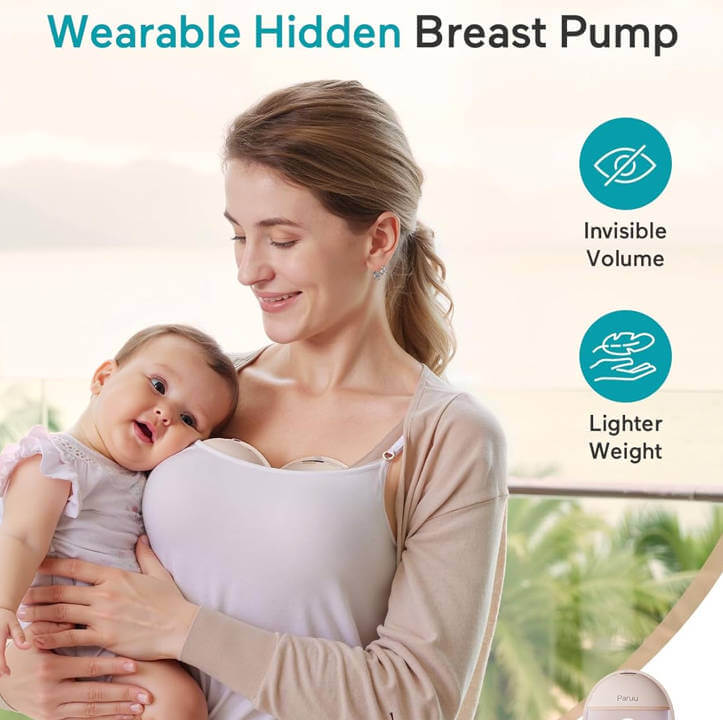 Wearable Electric Breast Pump | Hands-Free Double Pumping | Invisible Comfort | Total Freedom for Modern Moms
