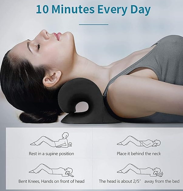 Experience Blissful Neck Relief with Our Premium Cervical Spine Massage Pillow! 🌟