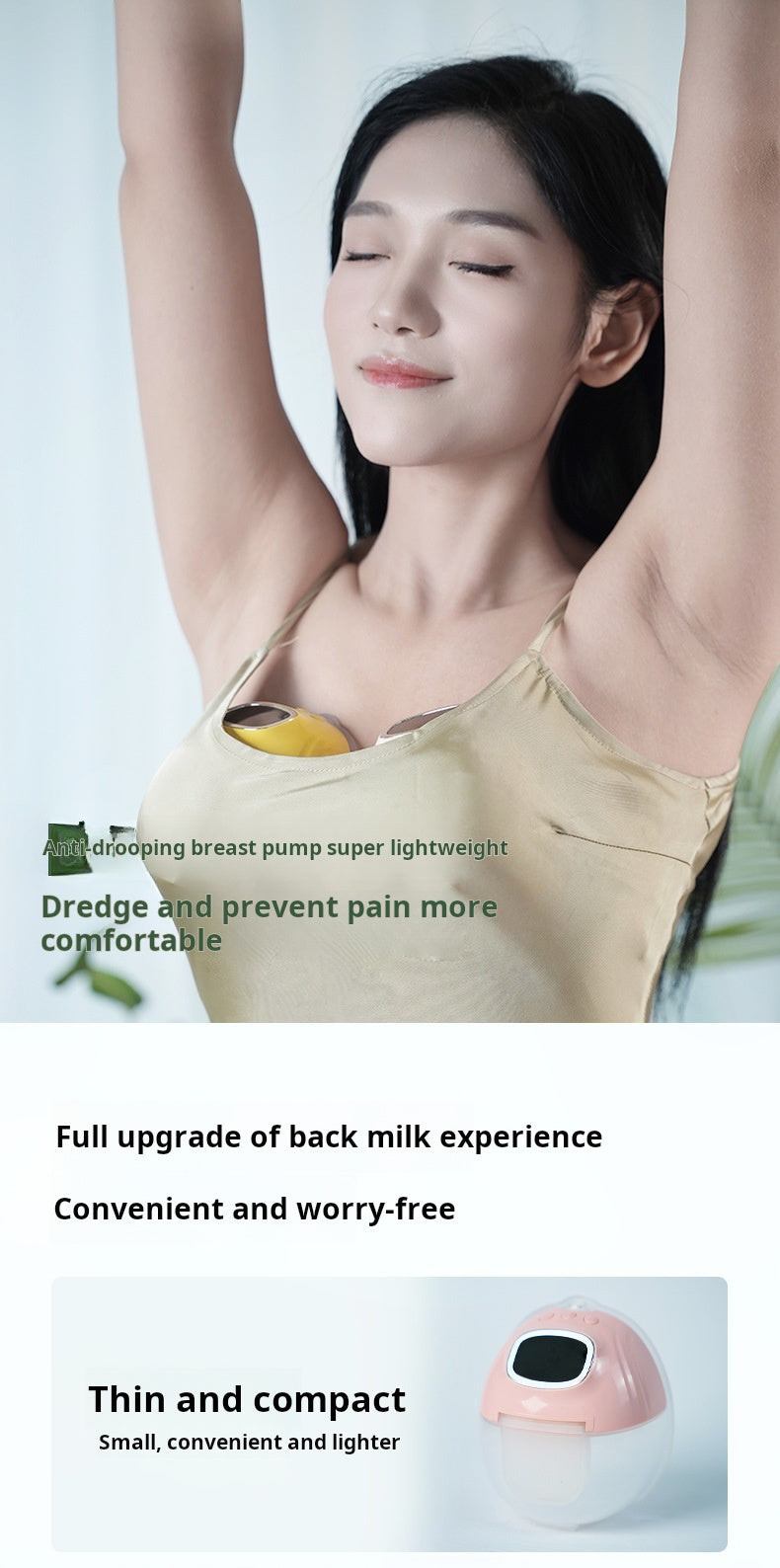 Smart Wearable Electric Breast Pump | Hands-Free | Auto-Massage | High-Suction Breastfeeding Device , 